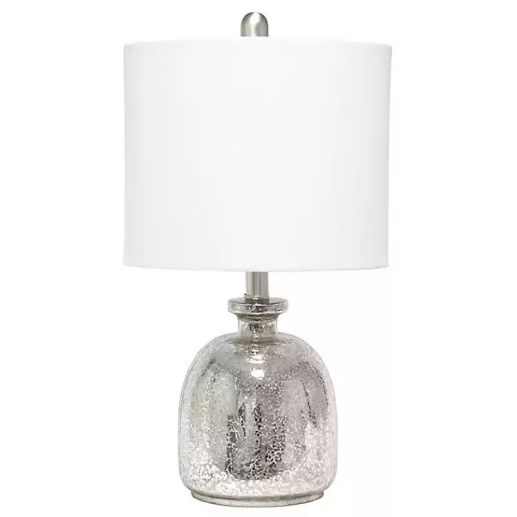 Mercury Hammered Glass Shade Table Lamp>Kirklands Home Outlet
