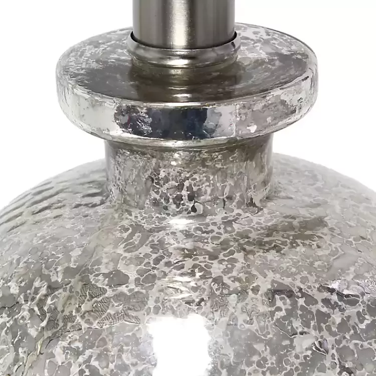 mercury_hammered_glass_white_shade_table_lamp_3.webp Mercury Hammered Glass Shade Table Lamp>Kirklands Home Outlet