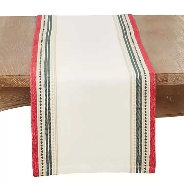 Merry Pines Cotton Runner>Kirklands Home Outlet