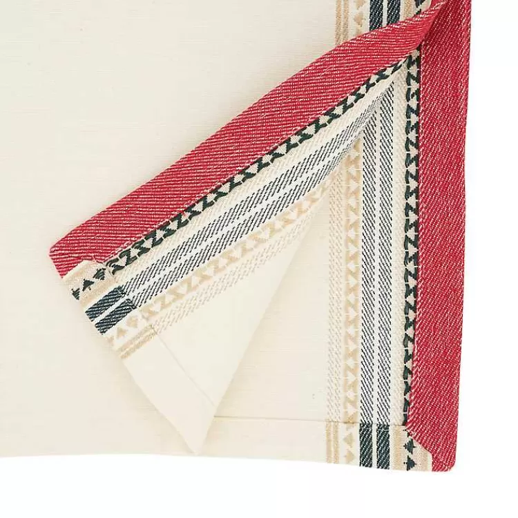 Merry Pines Cotton Runner>Kirklands Home Outlet