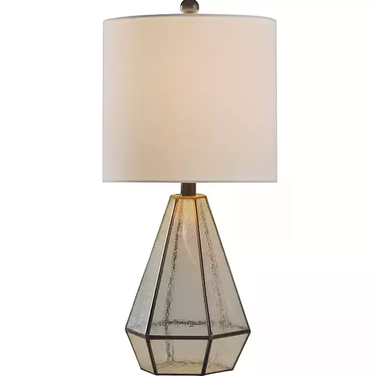 Metal and Seeded Glass Cage Table Lamp>Kirklands Home Cheap