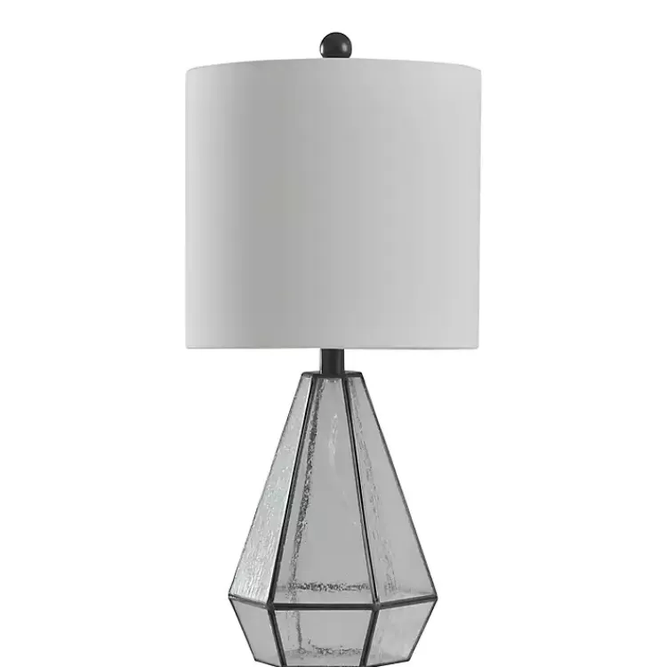 Metal and Seeded Glass Cage Table Lamp>Kirklands Home Cheap