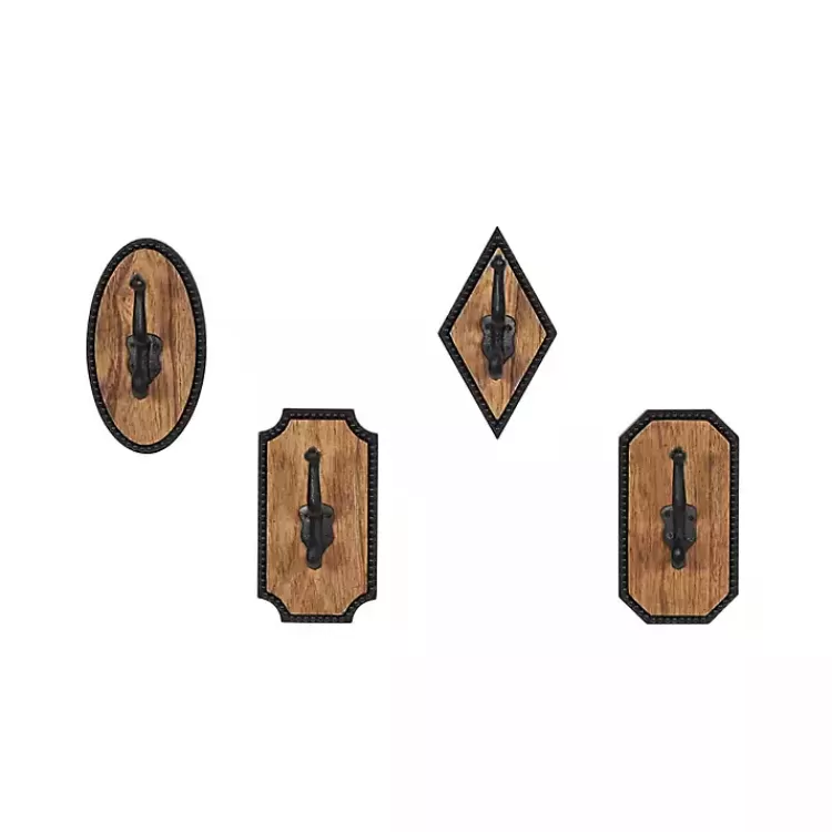 Metal and Wood Beaded Wall Hooks, Set of 4>Kirklands Home Sale