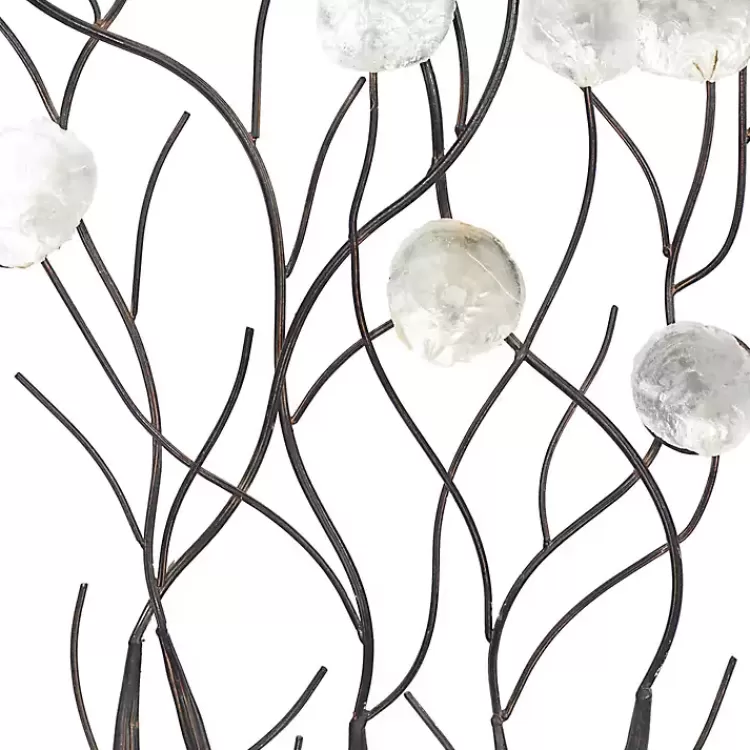 metal_peony_shell_wall_plaque_3.webp Metal Peony Shell Wall Plaque>Kirklands Home Outlet