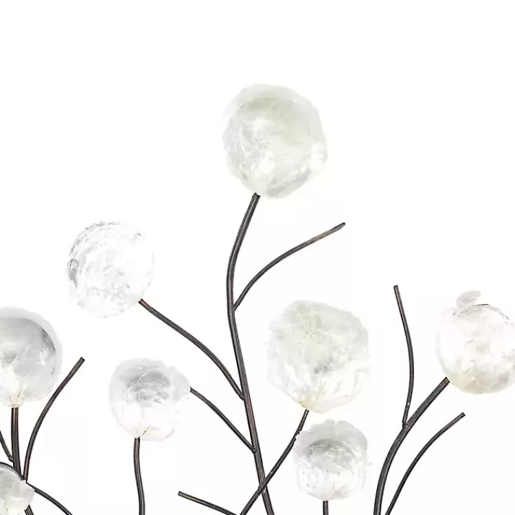 metal_peony_shell_wall_plaque_4.webp Metal Peony Shell Wall Plaque>Kirklands Home Outlet