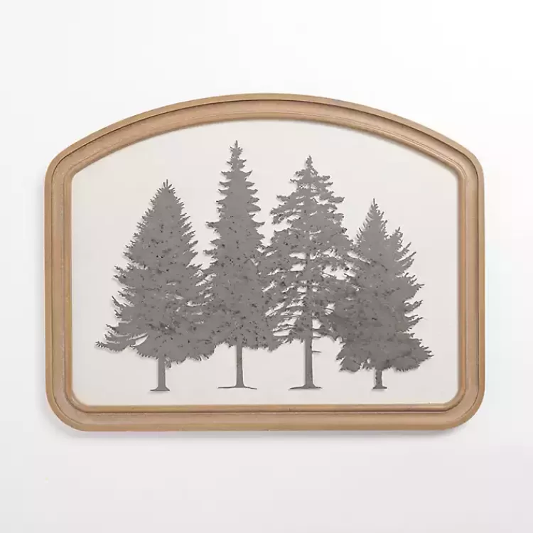 Metal Tree Scene Framed Wall Plaque>Kirklands Home Outlet