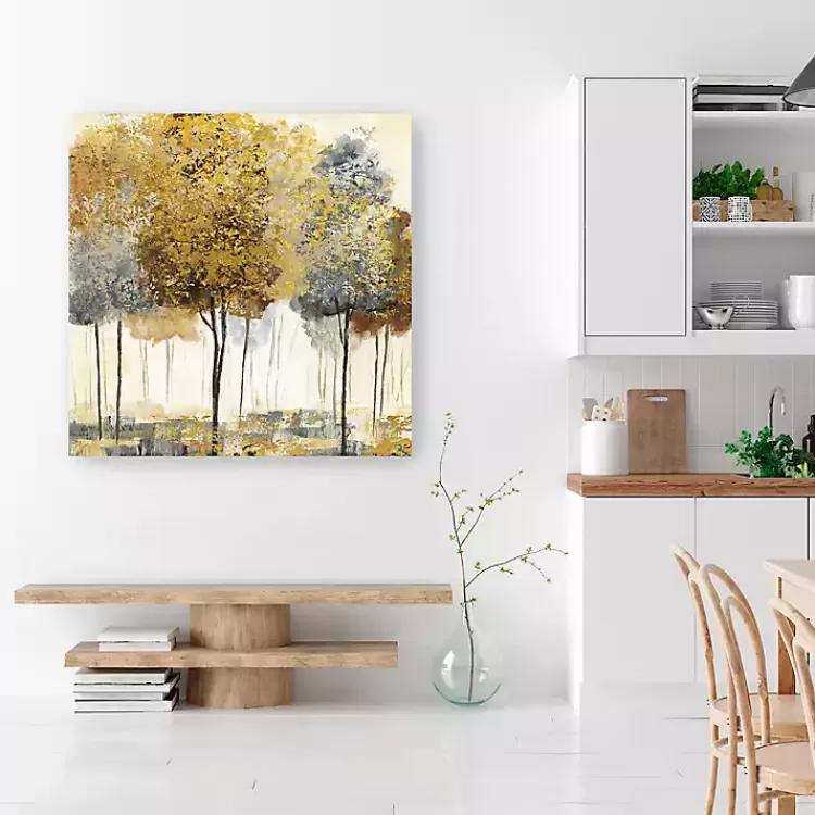 Metallic Forest I Canvas Art Print, 40x40 in.>Kirklands Home Flash Sale