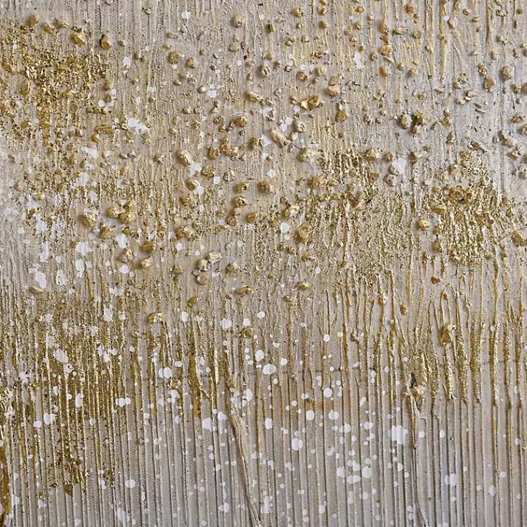 metallic_gold_abstract_field_framed_canvas_print_3.webp Metallic Abstract Field Framed Canvas Print>Kirklands Home Outlet