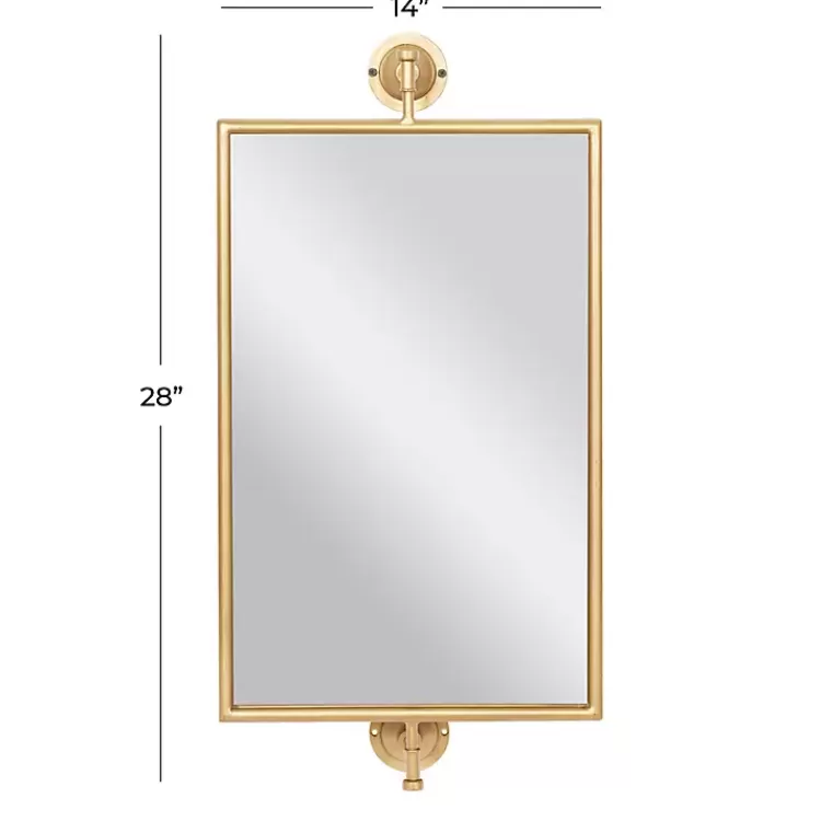 metallic_gold_metal_frame_wall_mirror_5.webp Metallic Metal Frame Wall Mirror>Kirklands Home Clearance