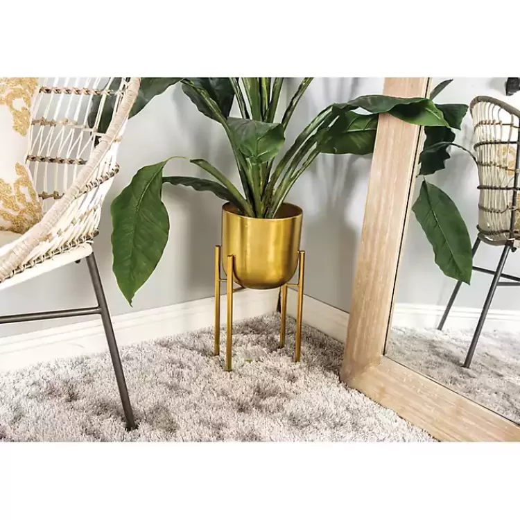 Metallic Planters with Stands, Set of 2>Kirklands Home Sale