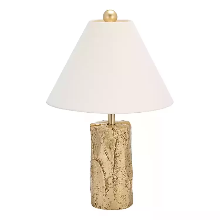 Metallic Gold Textured Table Lamp>Kirklands Home Hot