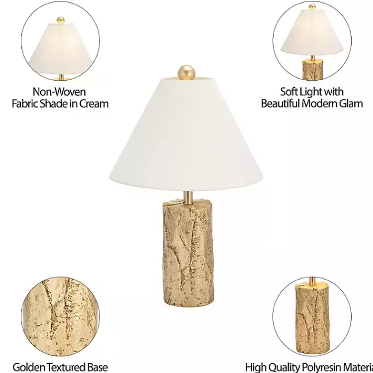 metallic_gold_textured_table_lamp_6.webp Metallic Gold Textured Table Lamp>Kirklands Home Hot