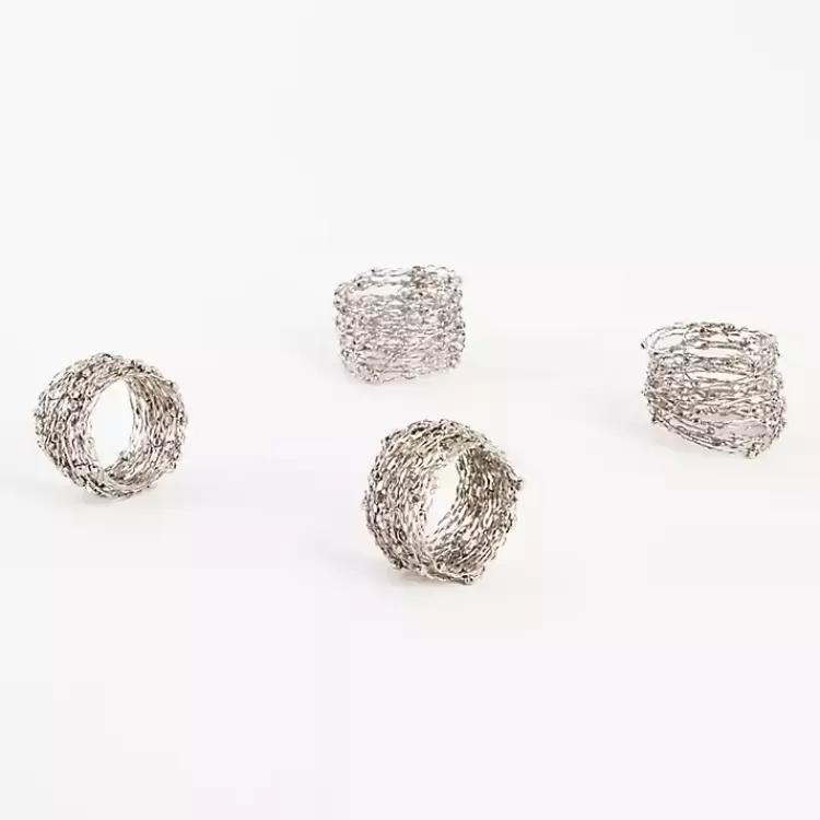 Metallic Gold Wire Napkin Rings, Set of 4>Kirklands Home Best Sale