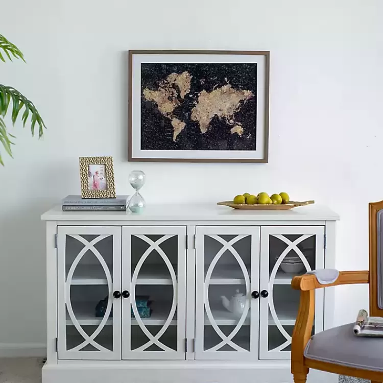 metallic_gold_world_map_framed_art_print_4.webp Metallic Gold World Map Framed Art Print>Kirklands Home Shop