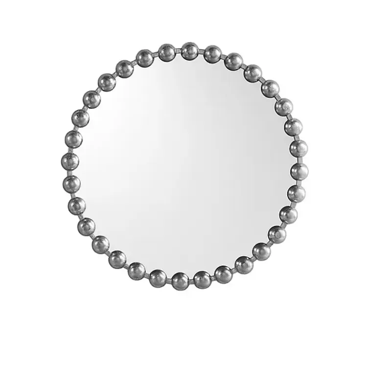 Metallic Foiled Beaded Wall Mirror>Kirklands Home Outlet