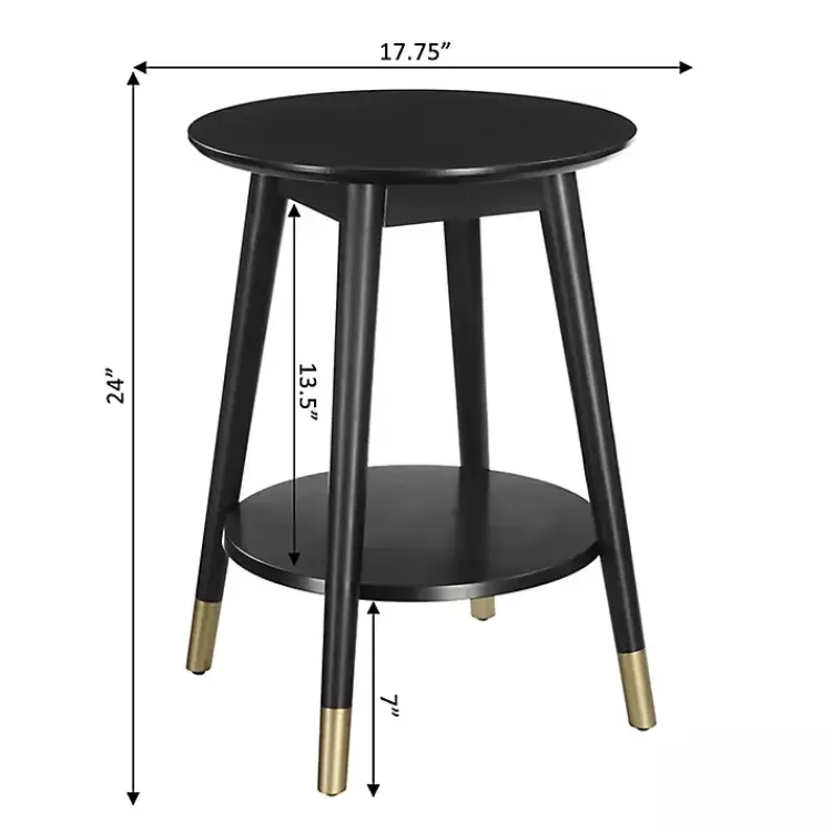 mia_round_black_accent_table_3.webp Mia Round Accent Table>Kirklands Home Clearance