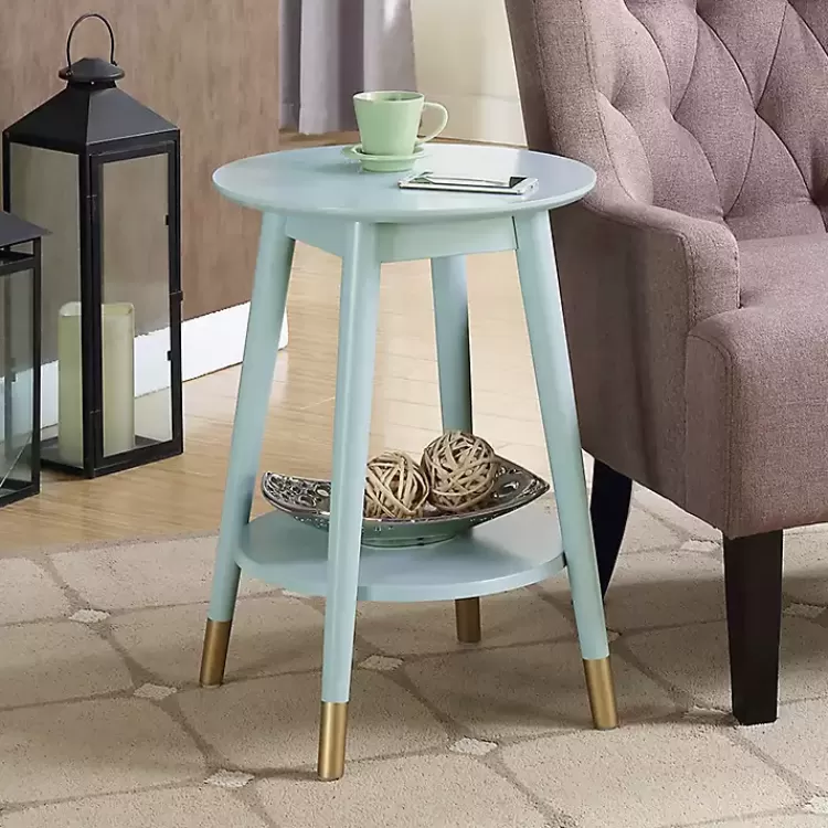 Mia Round Light Accent Table>Kirklands Home Flash Sale