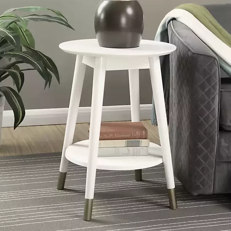 Mia Round Accent Table>Kirklands Home New