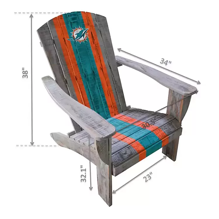 Miami Dolphins Adirondack Outdoor Chair>Kirklands Home Cheap