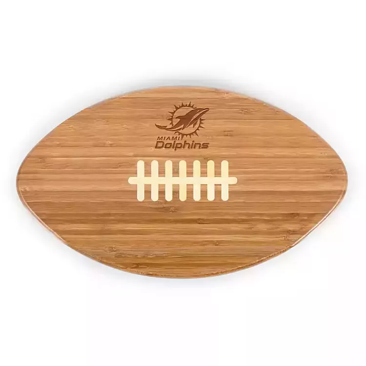 Miami Dolphins Bamboo Football Cutting Board>Kirklands Home Best Sale