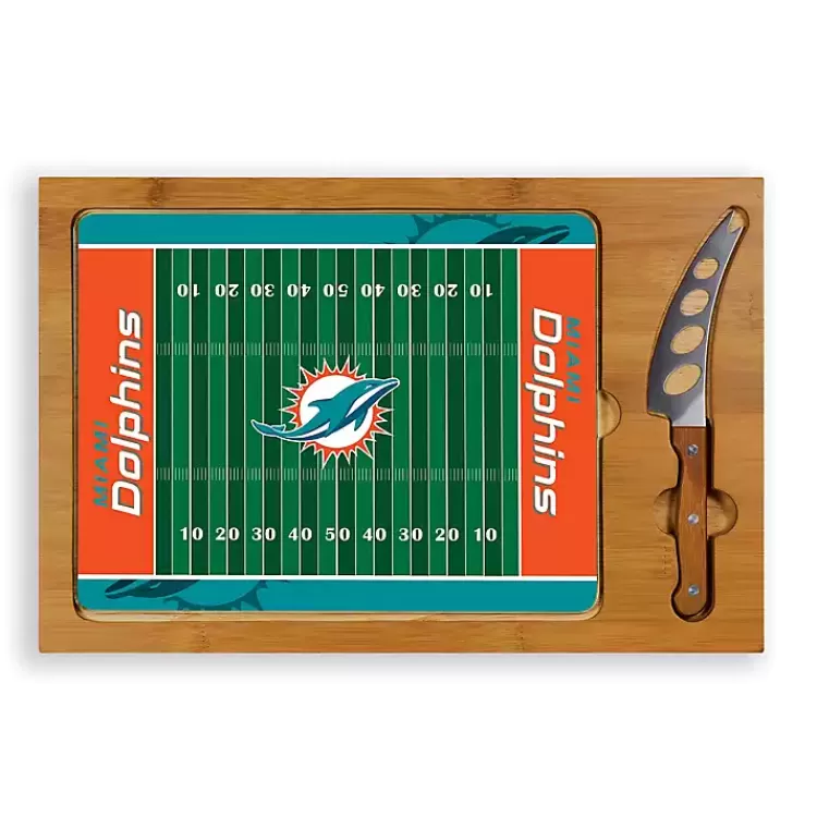 Miami Dolphins Cutting Board & Knife Set>Kirklands Home Best Sale