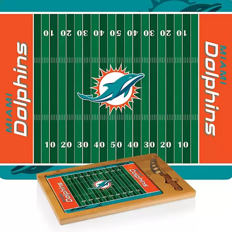 miami_dolphins_cutting_board__knife_set_2.webp Miami Dolphins Cutting Board & Knife Set>Kirklands Home Best Sale