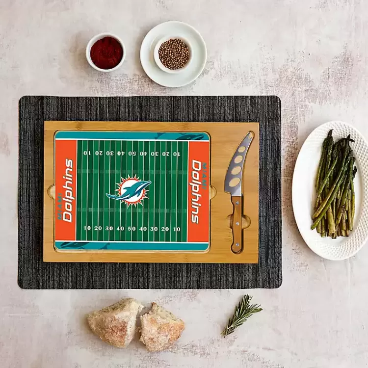 miami_dolphins_cutting_board__knife_set_5.webp Miami Dolphins Cutting Board & Knife Set>Kirklands Home Best Sale