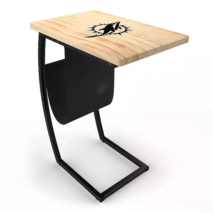 Miami Dolphins Wood C-Table>Kirklands Home Best