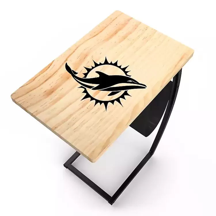 Miami Dolphins Wood C-Table>Kirklands Home Best