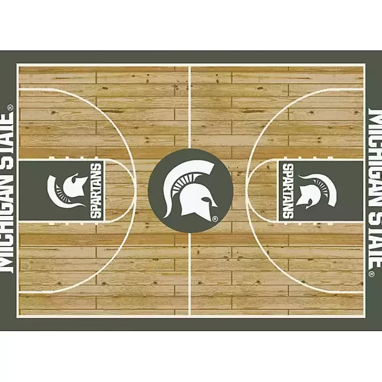 Michigan State Courtside Area Rug, 4x6>Kirklands Home Cheap