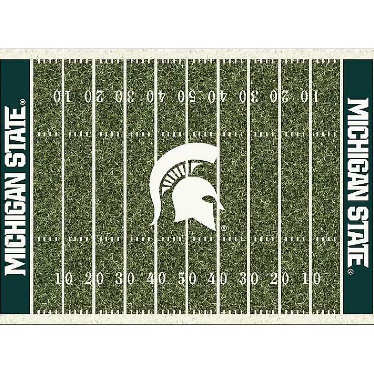 Michigan State Home Field Area Rug, 6x8>Kirklands Home Clearance