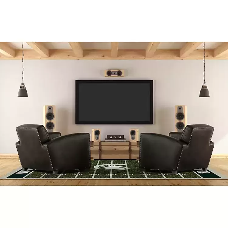 Michigan State Home Field Area Rug, 6x8>Kirklands Home Clearance