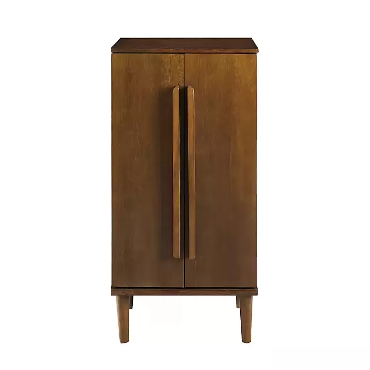 Mid-Century Modern Walnut Jewelry Armoire>Kirklands Home Best Sale