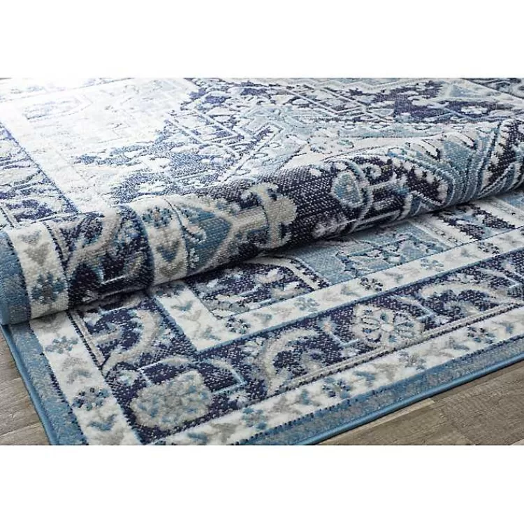 midnight_blue_frieda_medallion_area_rug_x_2.webp Midnight Blue Frieda Medallion Area Rug, 8x10>Kirklands Home Outlet