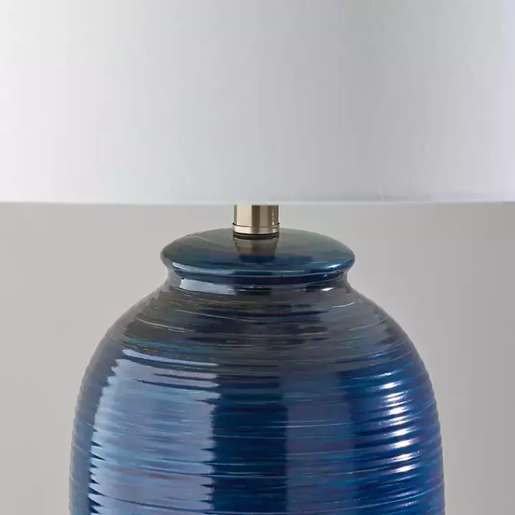 Midnight Ribbed Alexis Table Lamp>Kirklands Home Best