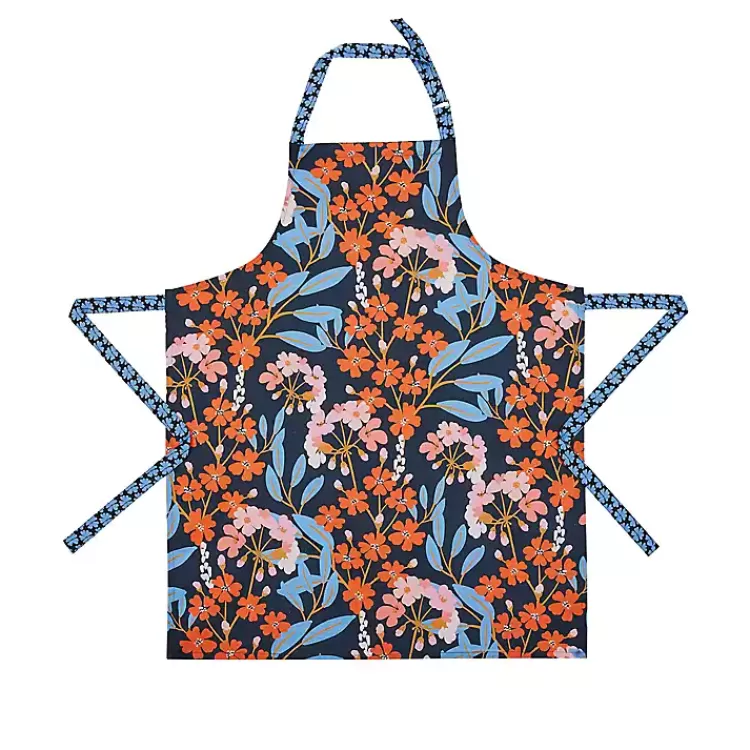 Midnight Floral Bistro Apron>Kirklands Home Store