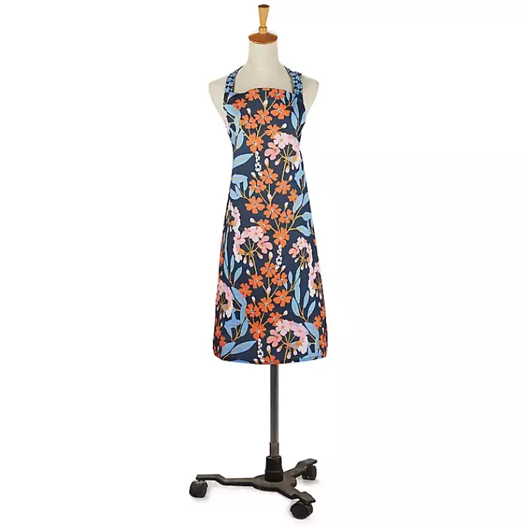 Midnight Floral Bistro Apron>Kirklands Home Store