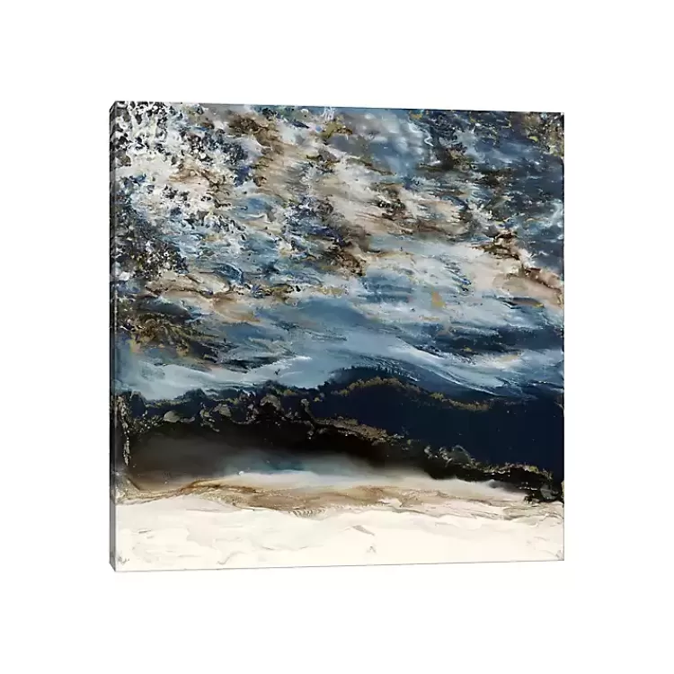 Midnight Wave Canvas Art Print>Kirklands Home Clearance