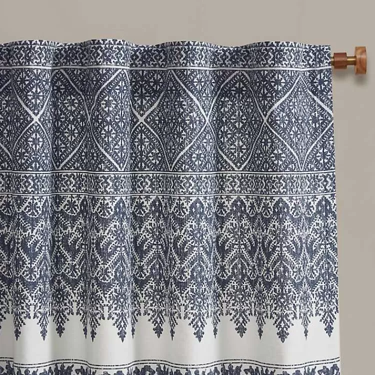 mila_blue_horizontal_stripe_curtain_panel__in_3.webp Mila Horizontal Stripe Curtain Panel, 84 in.>Kirklands Home Sale