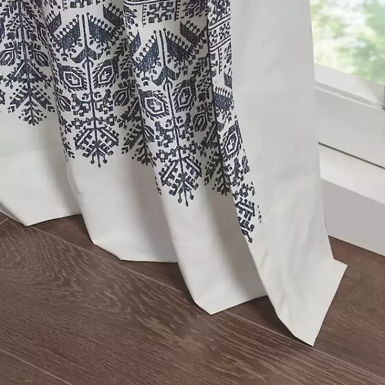 mila_blue_horizontal_stripe_curtain_panel__in_5.webp Mila Horizontal Stripe Curtain Panel, 84 in.>Kirklands Home Sale