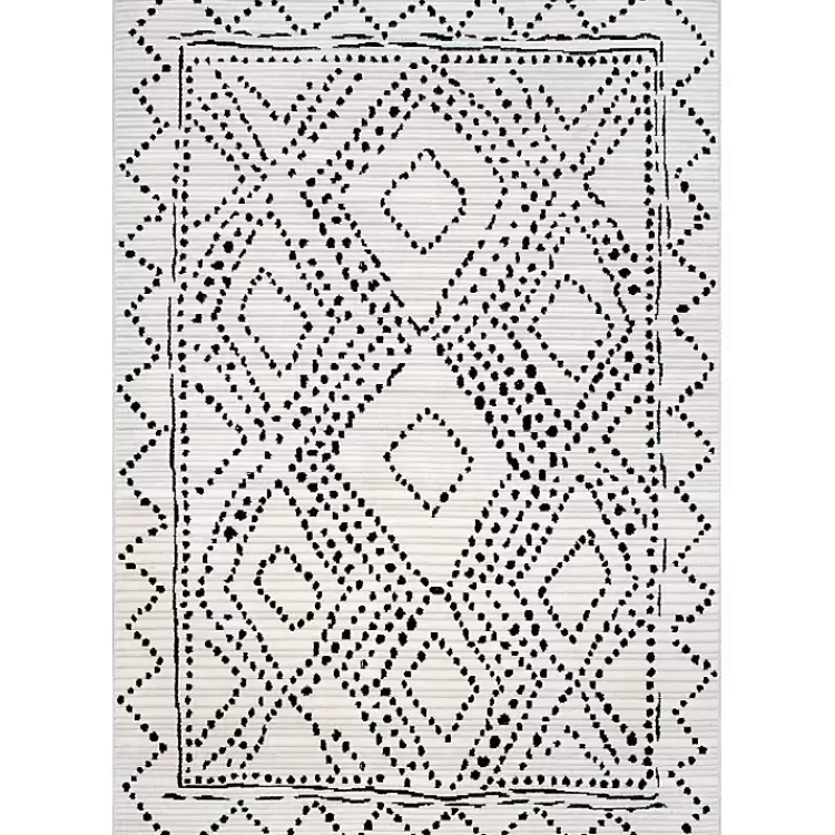 Millie Dotted Diamond Area Rug, 5x8>Kirklands Home Shop