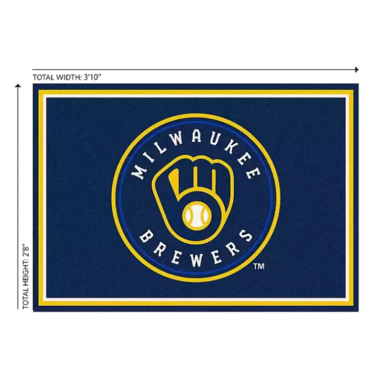 Milwaukee Brewers Spirit Rug, 3x4>Kirklands Home Best Sale