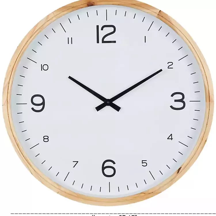 minimalist_wood_frame_wall_clock_9.webp Minimalist Wood Frame Wall Clock>Kirklands Home Fashion