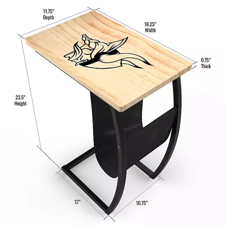 minnesota_vikings_wood_ctable_2.webp Minnesota Vikings Wood C-Table>Kirklands Home Flash Sale