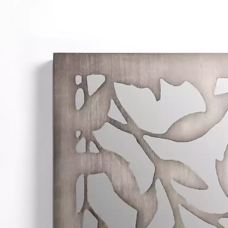 Mira Carved Wood and Mirror Wall Plaque>Kirklands Home Best