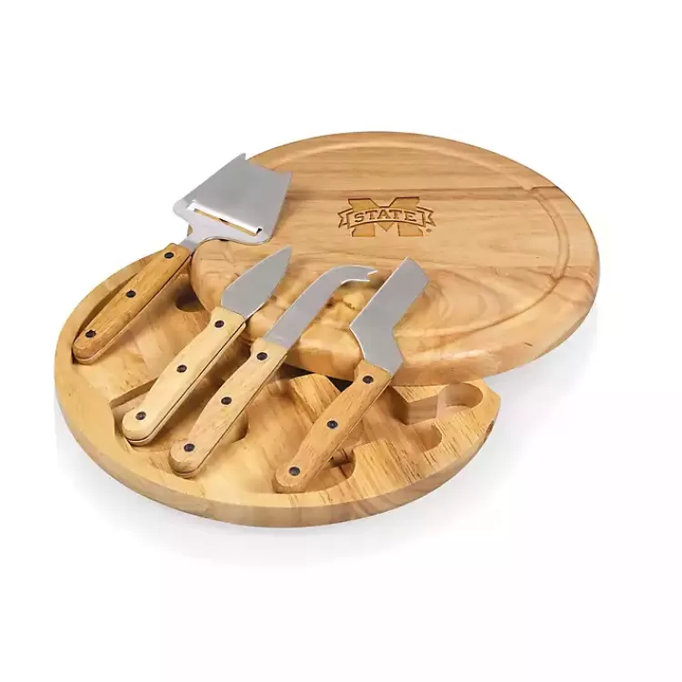 Mississippi State Cheese Board and Tool Set>Kirklands Home Discount