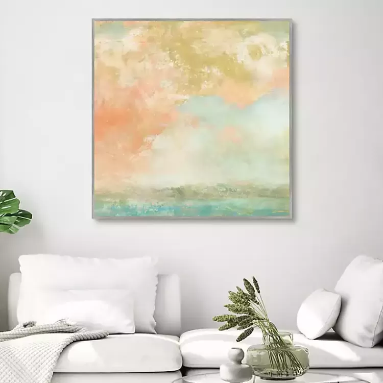 Mist Framed Canvas Art Print>Kirklands Home Cheap