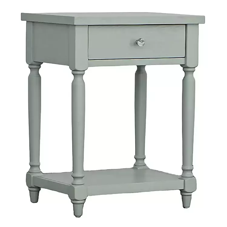Mist Rectangle Accent Table with Charging Station>Kirklands Home Hot