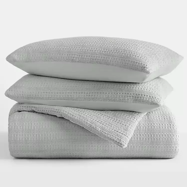 Mist Waffle Ultra-Soft 3-pc. Queen Comforter Set>Kirklands Home Clearance