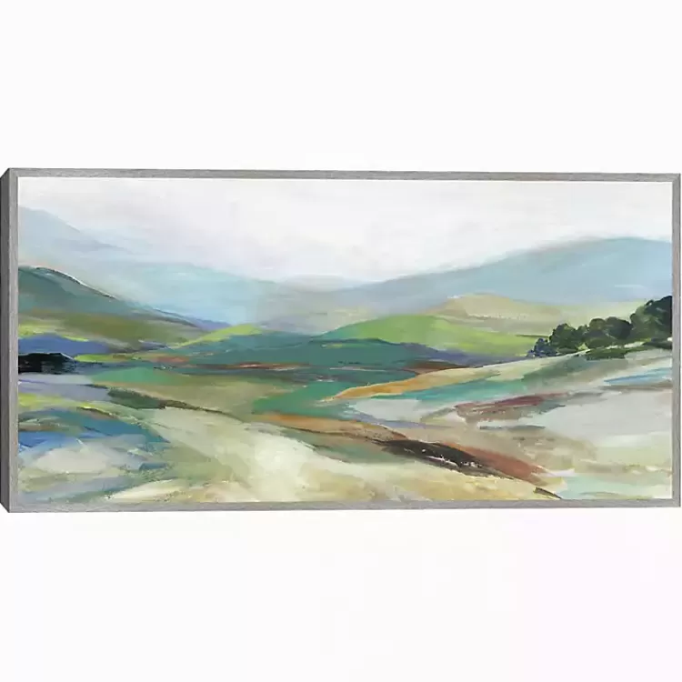 Misty Landscape Framed Canvas Art Print>Kirklands Home Fashion